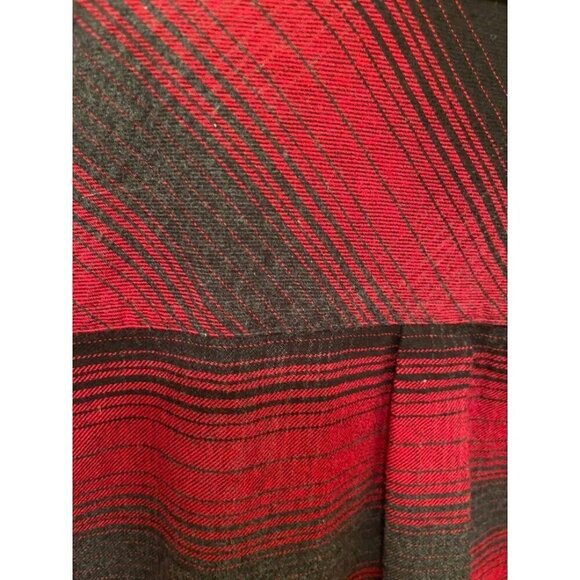 Legendary Whitetails Mens Red & Black Plaid Flannel Shirt 3XT 100% Cotton - Picture 11 of 15